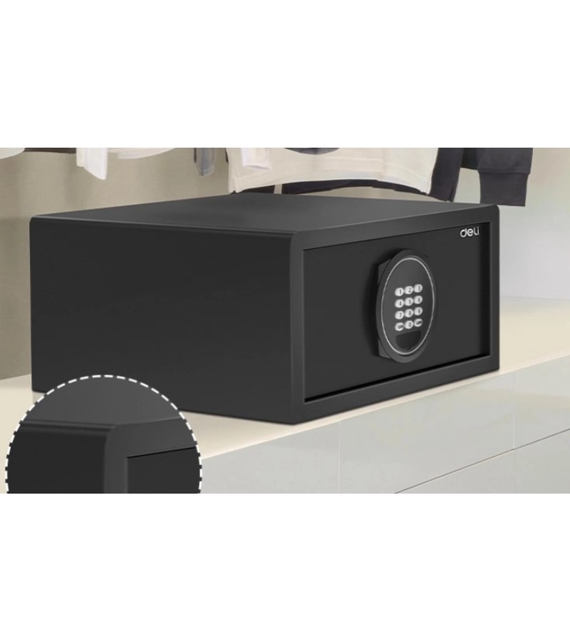 სეიფი  T547  ზომა. 20*42*37სმ   BLACK   მწარ. d e l i