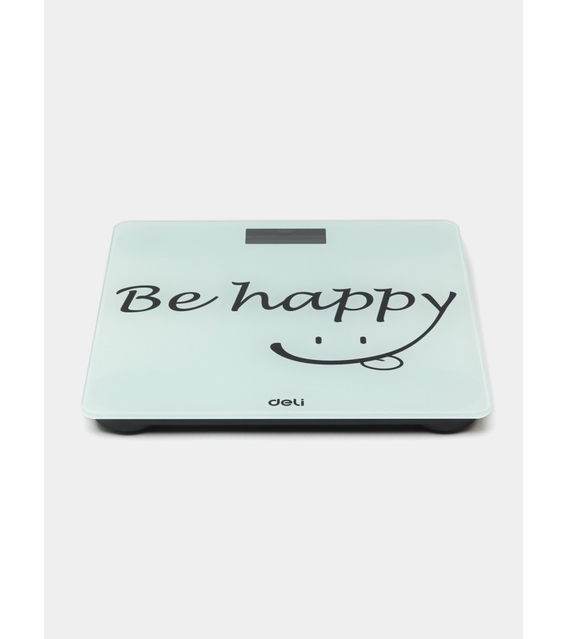 ელექტრო სასწორი  86120  26*26სმ  WHITE   მწარ.  deli 