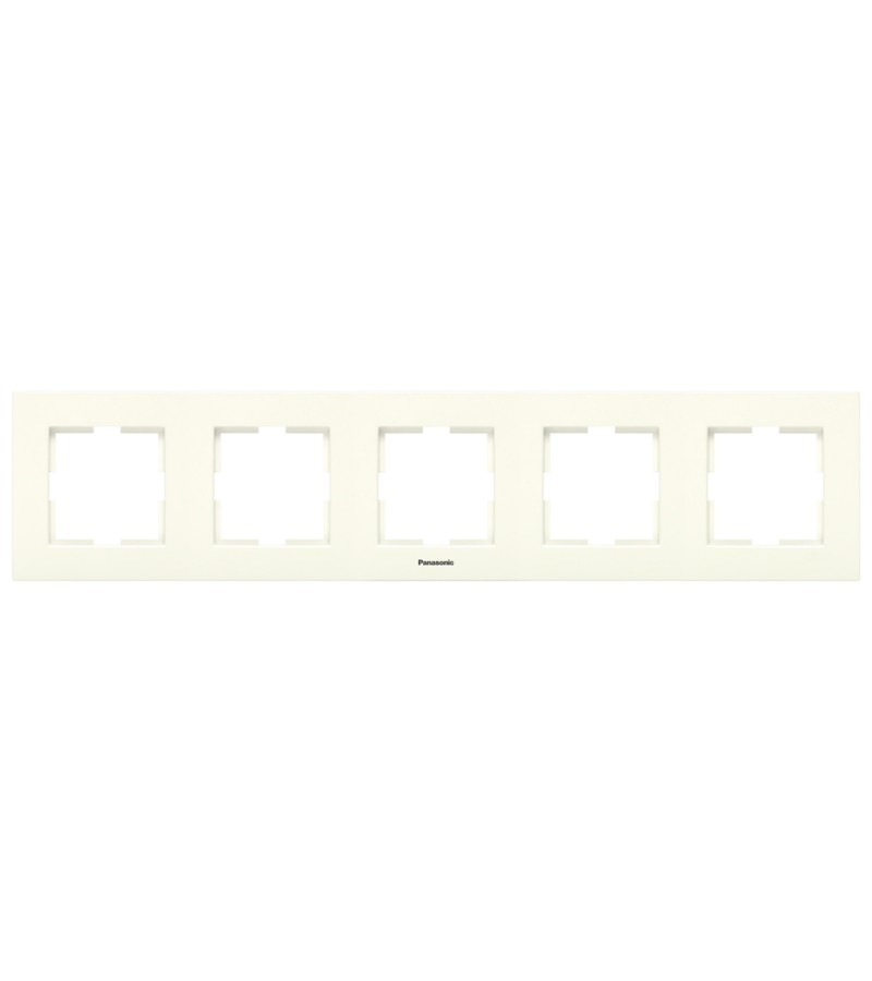 ჩამრთველ-როზეტის კანტი 5-ნი   KARRE PLUS 55  კრემი  WDTF18052BG-AMEA   Panasonic