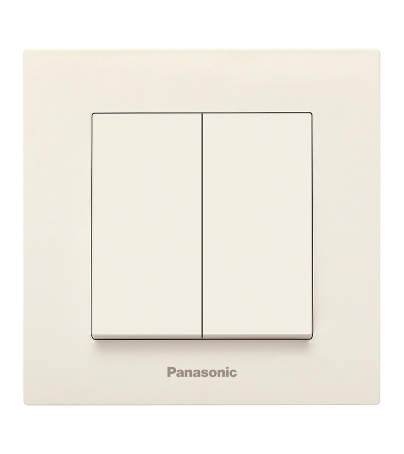 გადამრთველის მექანიზმი  2-ნი  KARRE  PLUS 55  კრემი WDTT00092BG-EU1   Panasonic