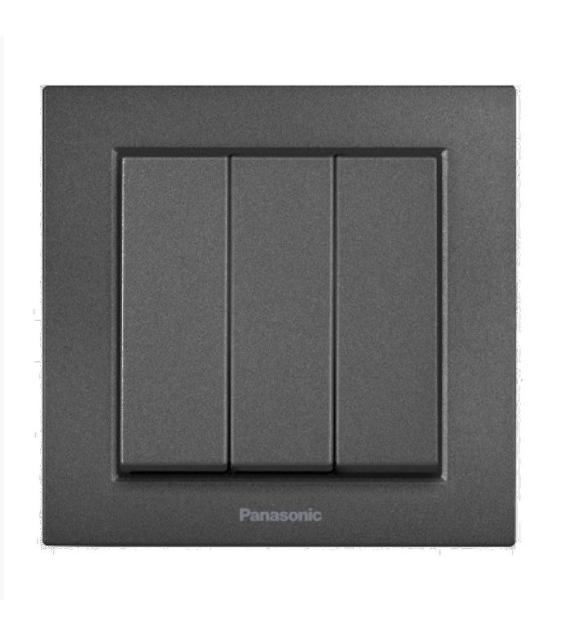 გადამრთველის მექანიზმი  3-ნი  KARRE  PLUS 55  შავი WDTT00152BL-EU1   Panasonic