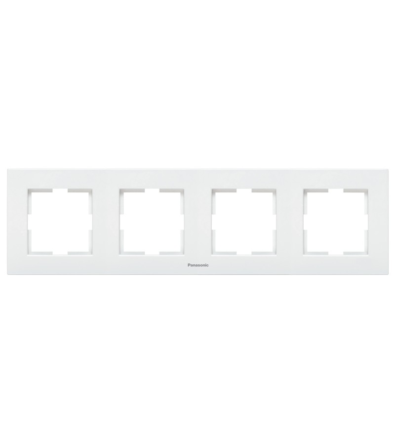 ჩამრთველ-როზეტის კანტი KARRE PLUS 55 4-ნი  თეთრი  WDTF18042WH-AMEA   Panasonic