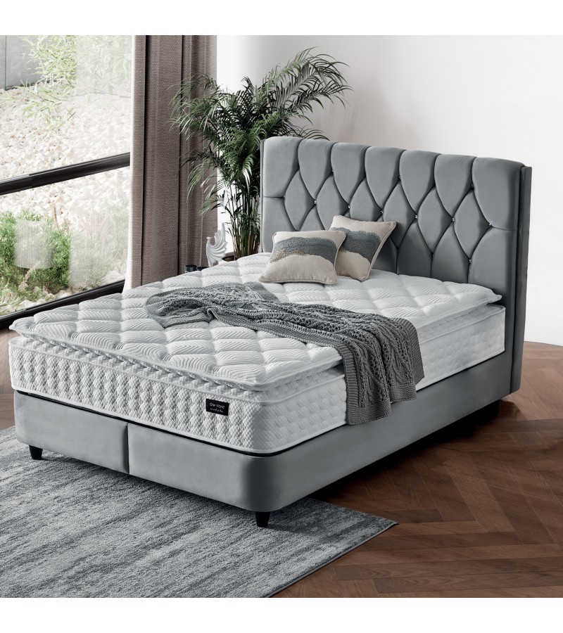 საწოლის კომპლექტი  SILVER  ზომა  140*200  თავი+ბაზა  ფ. Baby Face 32 1 DUNYA YATAK