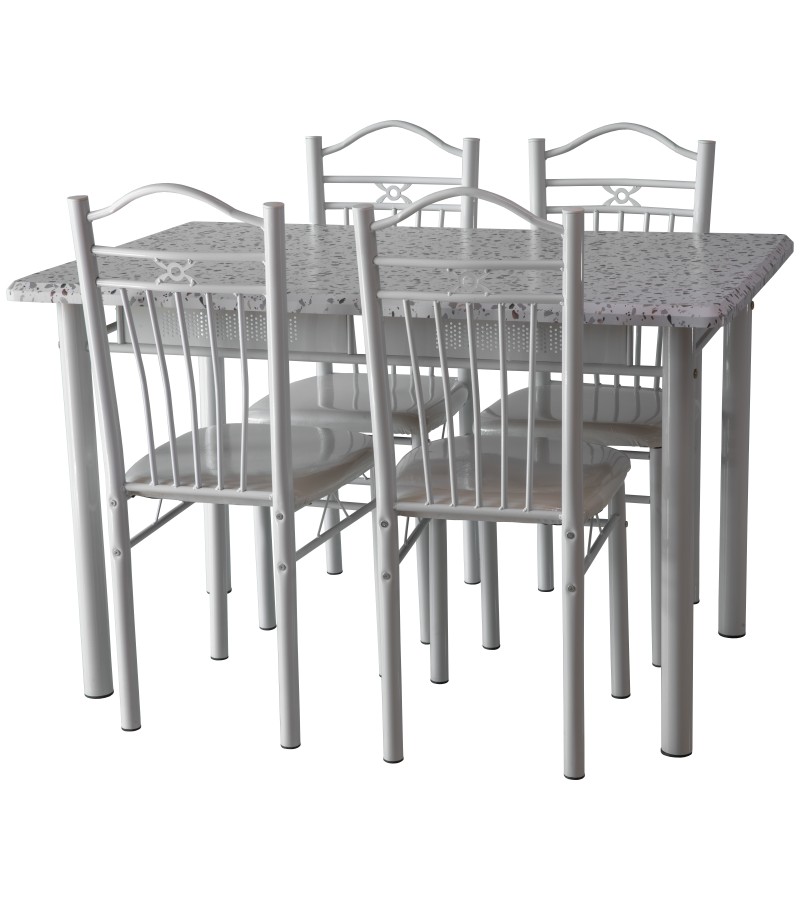 Стол с 1+4 стульями FSYH-JSD-28 120*75*75