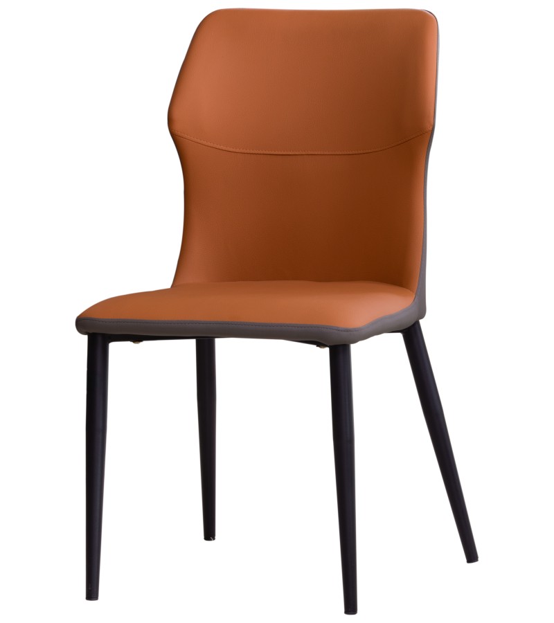 სკამი  FSYH-Y17B  ფერი : Orange / Light Grey