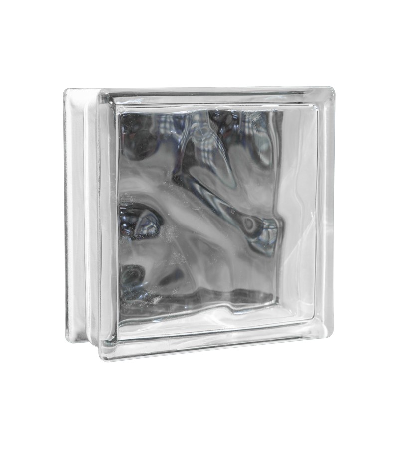 Glass block CLOUDY 190mm*190mm*80mm