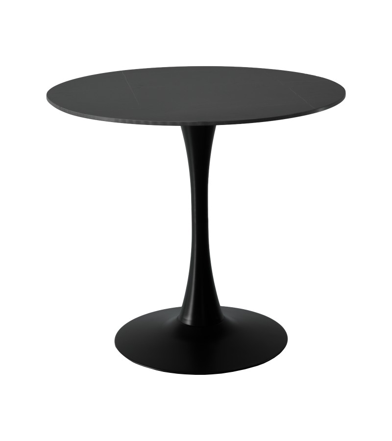 Table round FSHYJ-Y611 size. 80*80 color: BLACK