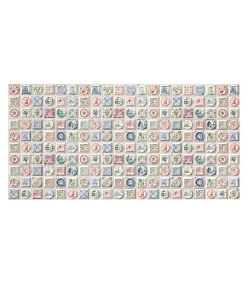 Decorative panel PVC Плитка Елизий 960x480mm dark. GRACE