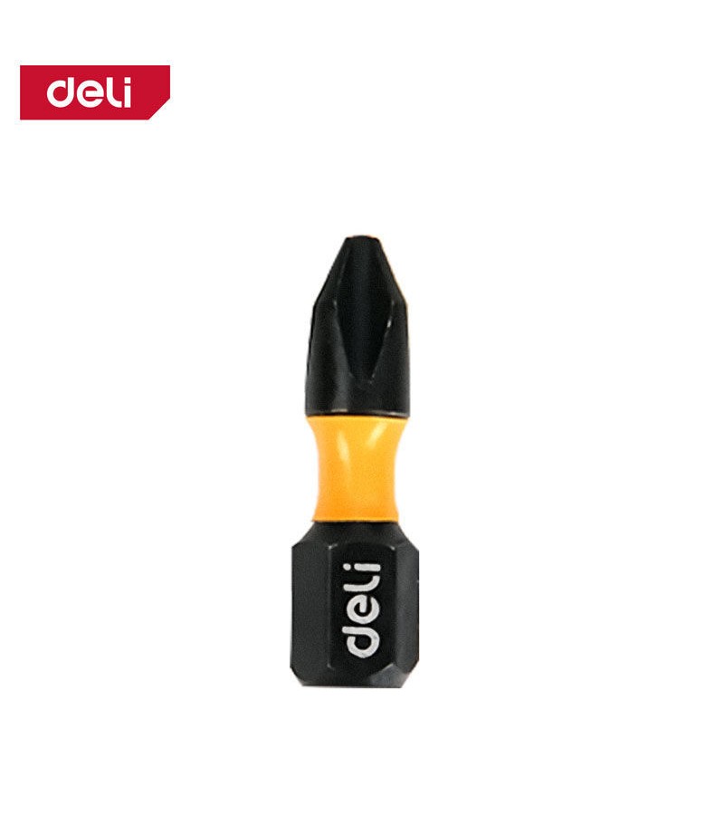 დარტყმითი სახრახნისის პირები  2ც  PH2x25მმ   DL251002Z    მწარ.  d e l i 