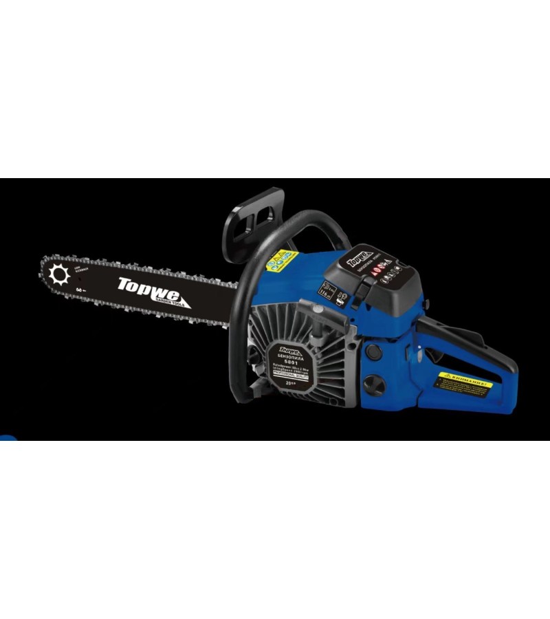 ხერხი ბენზინზე მომუშავე  CN-58C / CN-5801 ლურჯი  TOPWE 