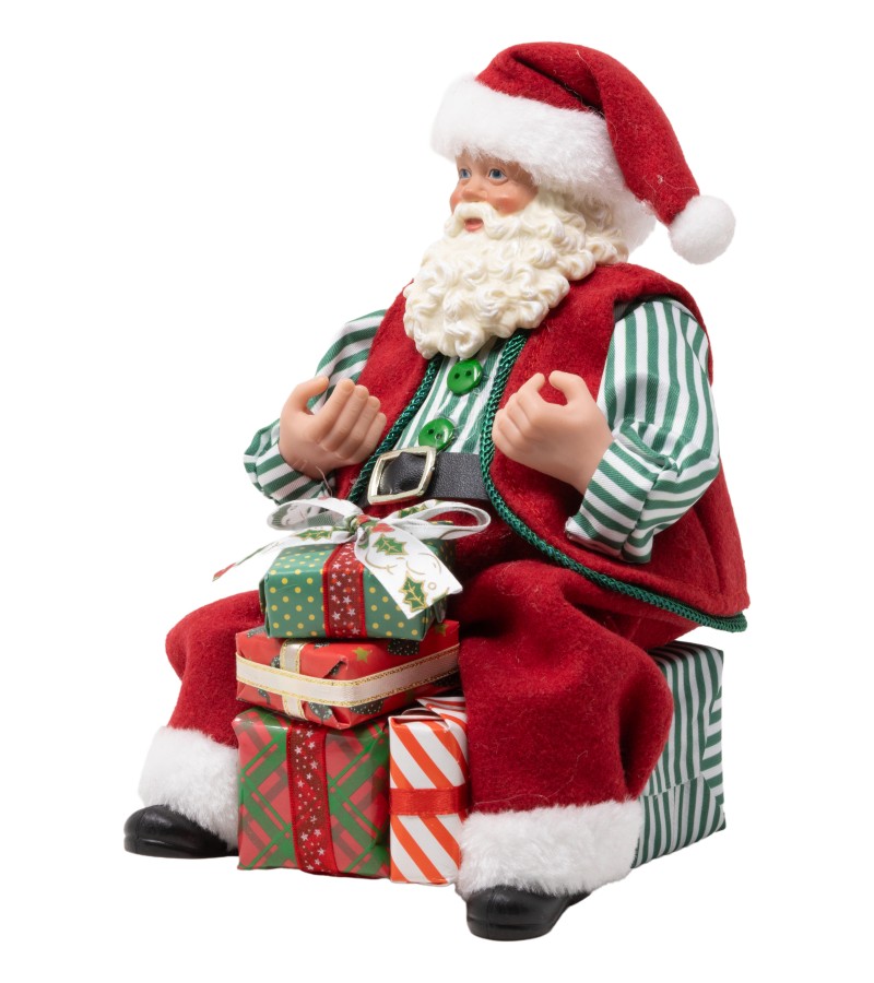 თოვლის ბაბუ  ZXSD-LC2436  ზომა: 25 სმ