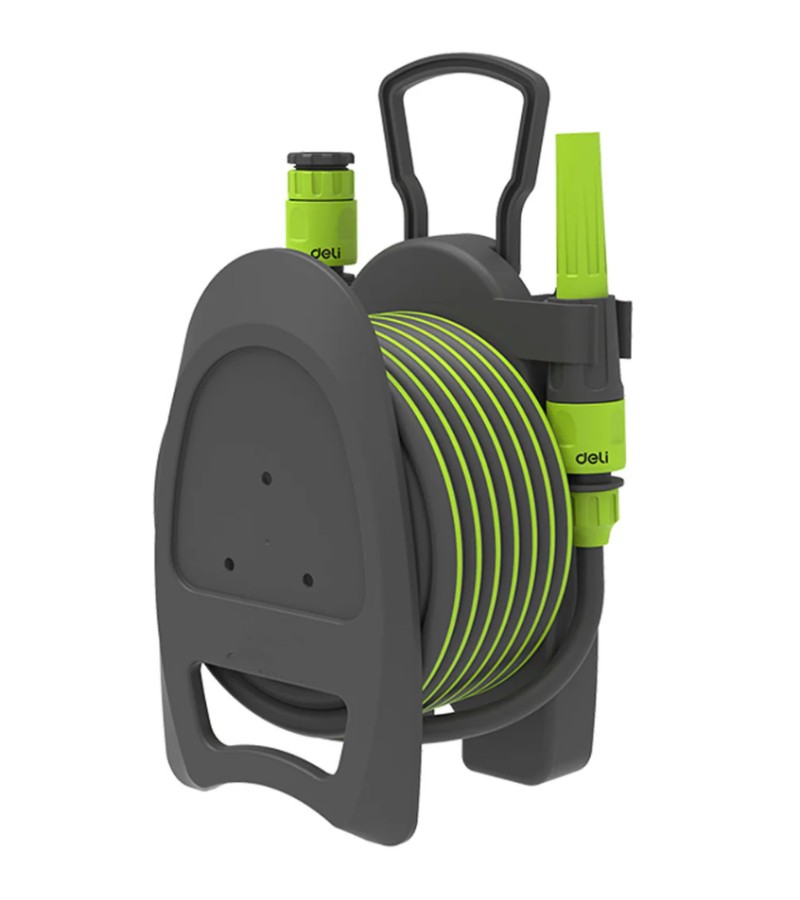 Комплект водопроводных труб 10 м + распылительная головка DL581110A черный. d e l i