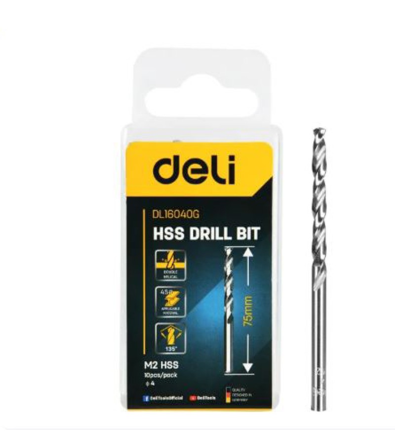 Многофункциональное сверло M2 HSS 8 мм 10 шт. #DH-BWZ008-E1 d e l i
