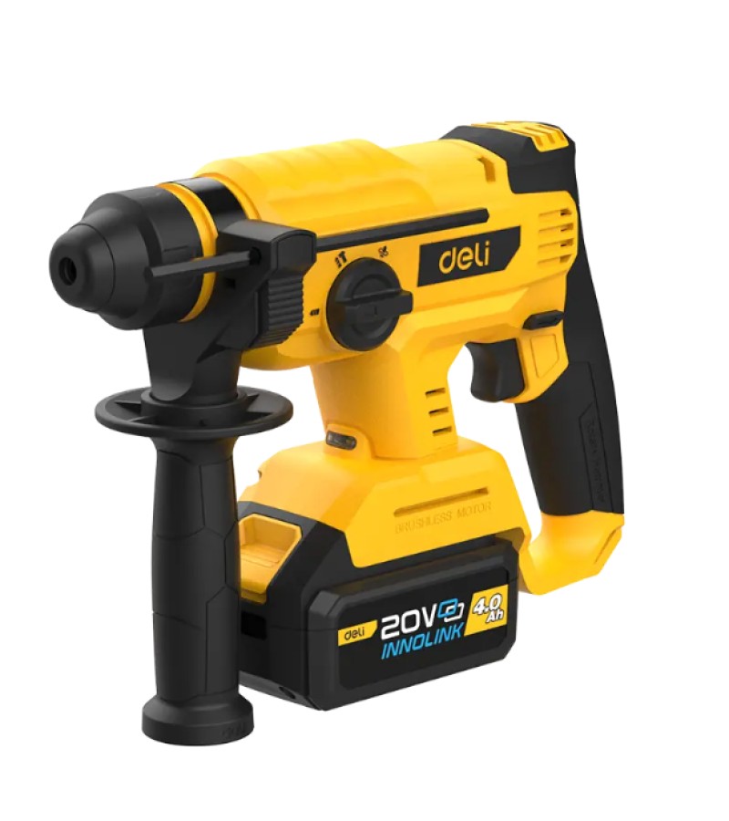 Перфоратор 20В 22мм с элементом 2J DC300 черный. d e l i