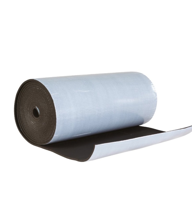 კაუჩუკის საიზოლაციო ღრუბელი  თვითწებვადი 13მმ X100სმ (14m2)  მწარ. ODE