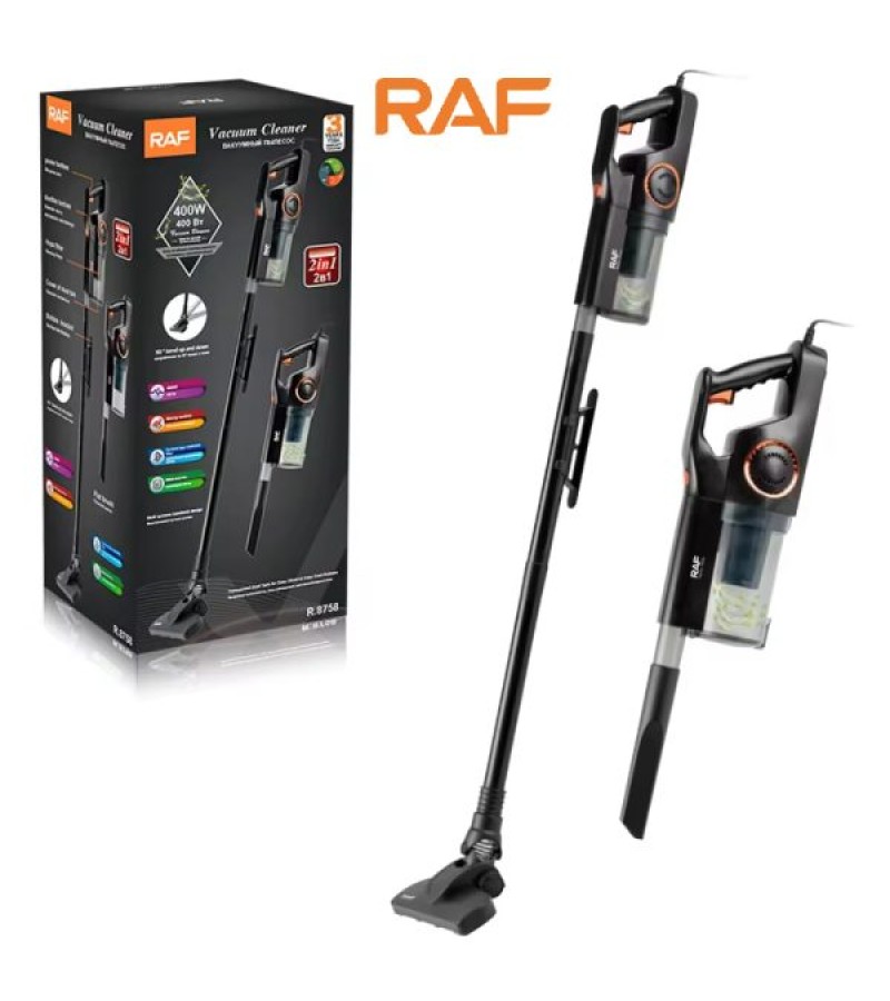 Vacuum cleaner vertical R.8758 2-1 in 1000W black. RAF