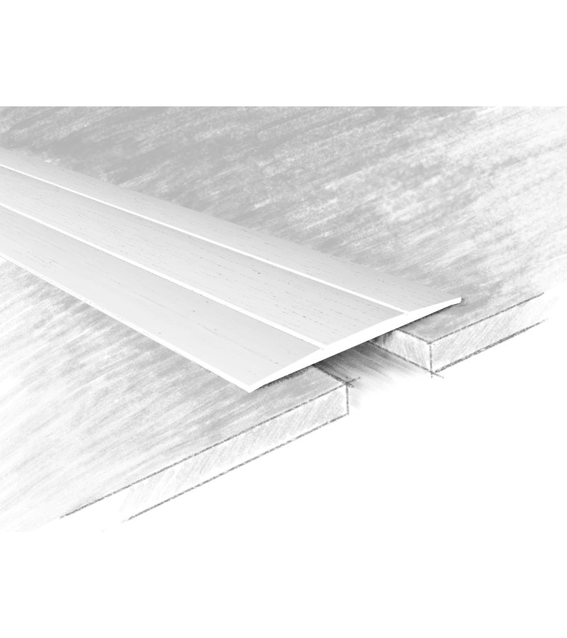 Laminate cover aluminium self-adhesive 33mm #150-012К 0,90m Дуб Вайт мр. KTM