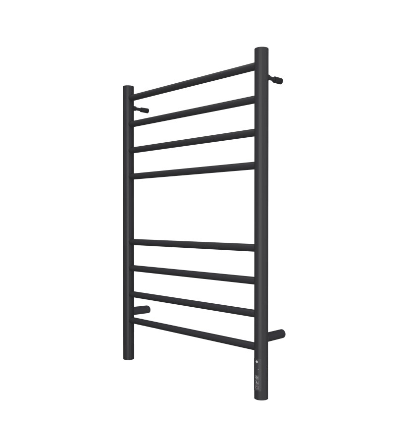 ელექტრო საშრობი დიმერით Аврора П8 500х800 RAL 9005 შავი  მწარ. TERMINUS