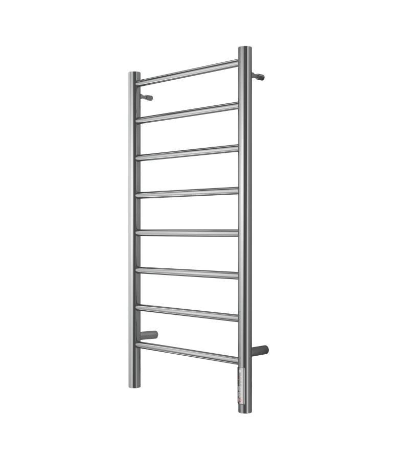 Electric dryer with dimmer Аврора П8 400х850 chrome dark. TERMINUS