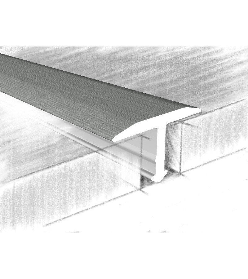 Уголок алюминиевый Т 13Х6мм #324-614К 0,90м Dub Gray тёмный. КТМ