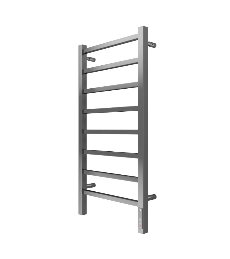 Electric dryer with dimmer Vatican П8 400х850 chrome dark. TERMINUS