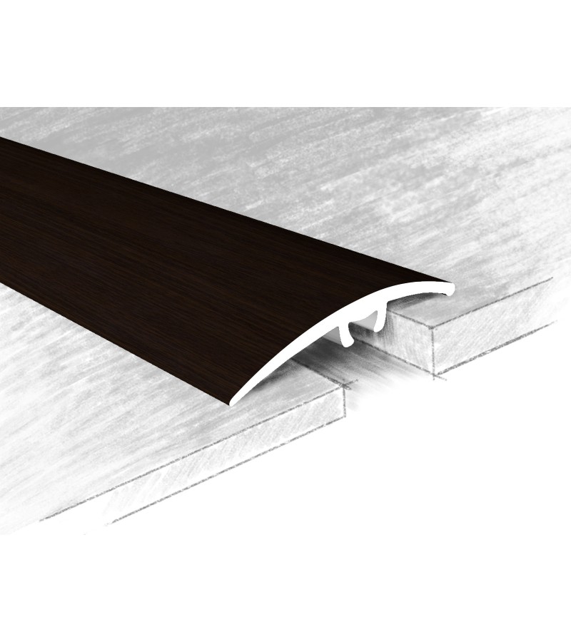 ლამინატის გადასაბმელი ალუმინის თვითწებადი 41მმ   #72-310К 0,90მ  Орех Темный  მწარ.  KTM