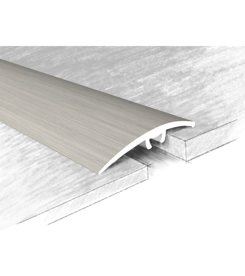 ლამინატის გადასაბმელი ალუმინის თვითწებადი 41მმ   #72-618К 0,90მ  Дуб Снежный   მწარ.  KTM