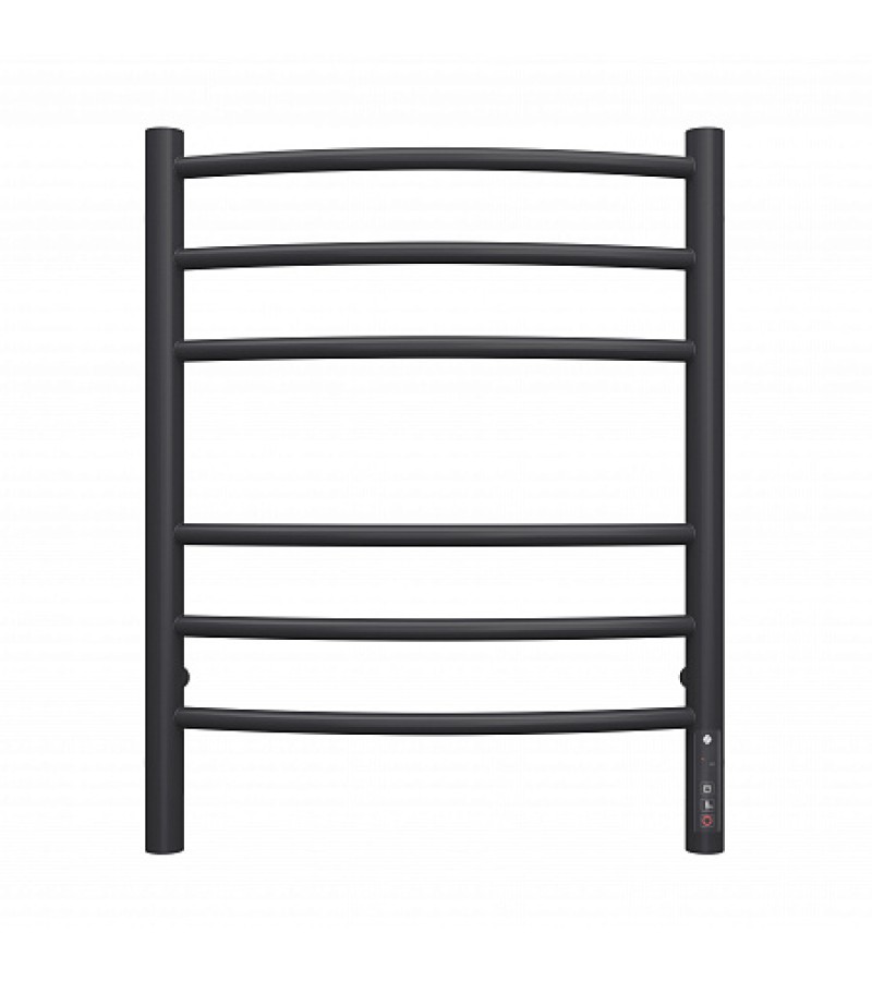 Electric dryer with dimmer Классик П6 400х650 RAL 9005 black and dark. TERMINUS