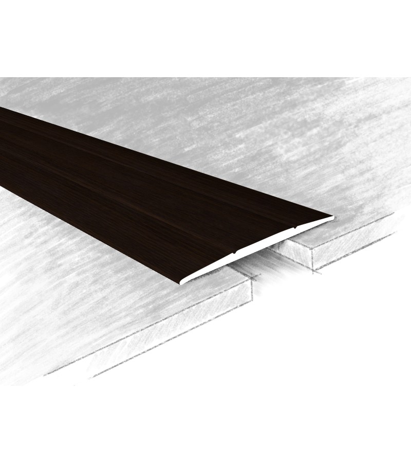 Laminate cover aluminum self-adhesive 33mm #150-310К 0,90m Орех Темный мбр.  KTM