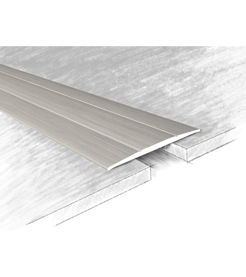 ლამინატის გადასაბმელი ალუმინის თვითწებადი 33მმ   #150-618К 0,90მ  Дуб Снежный   მწარ.  KTM