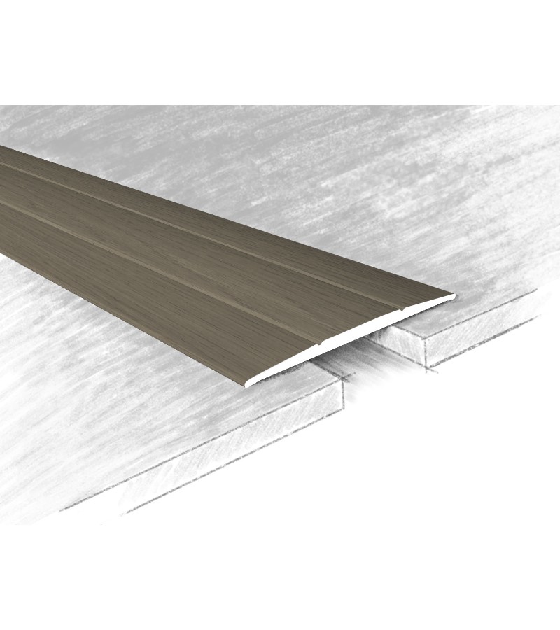 ლამინატის გადასაბმელი ალუმინის თვითწებადი 33მმ   #150-408К 0,90მ  ЯсеньТемный   მწარ.  KTM