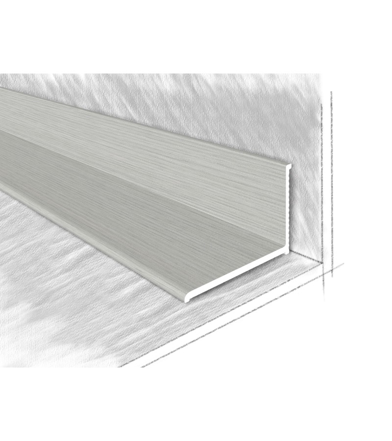 ალუმინის შიგა კუთხე 22,5X12,6მმ  #2212-301М 2,70მ  Клен Cеверный   მწარ.  KTM