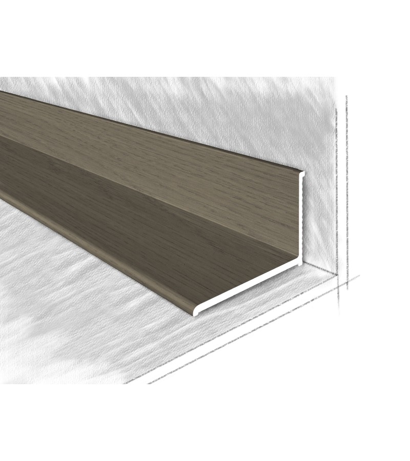 ალუმინის შიგა კუთხე 22,5X12,6მმ  #2212-408М 2,70მ  ЯсеньТемный   მწარ.  KTM