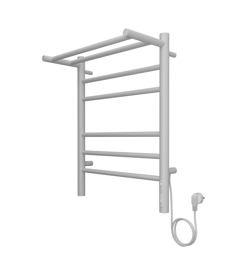 ელექტრო საშრობი დიმერით Аврора П6 450х600 თაროთი RAL 9003 თეთრი  მწარ. TERMINUS