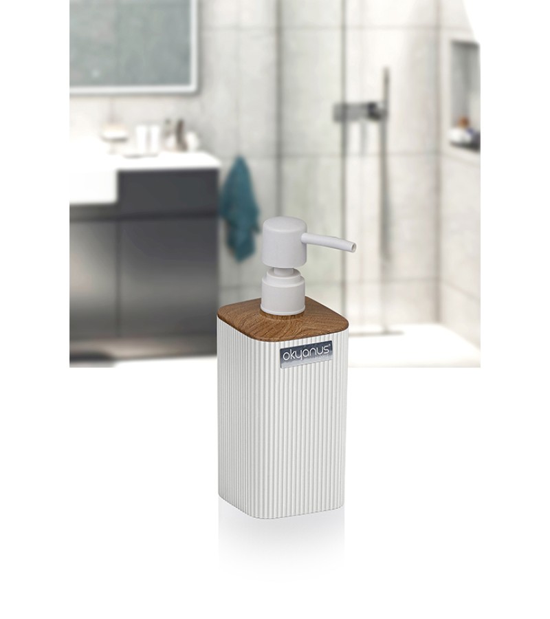 სასაპნე  დისპენსერი OKY-425-3  ფერი: White   OKYANUS
