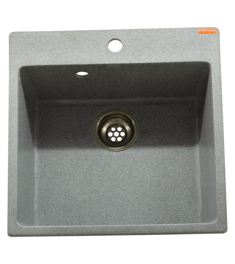 სამზარეულოს ნიჟარა 42/Q8  ფერი: Темно серый  ზომა:500*500*175