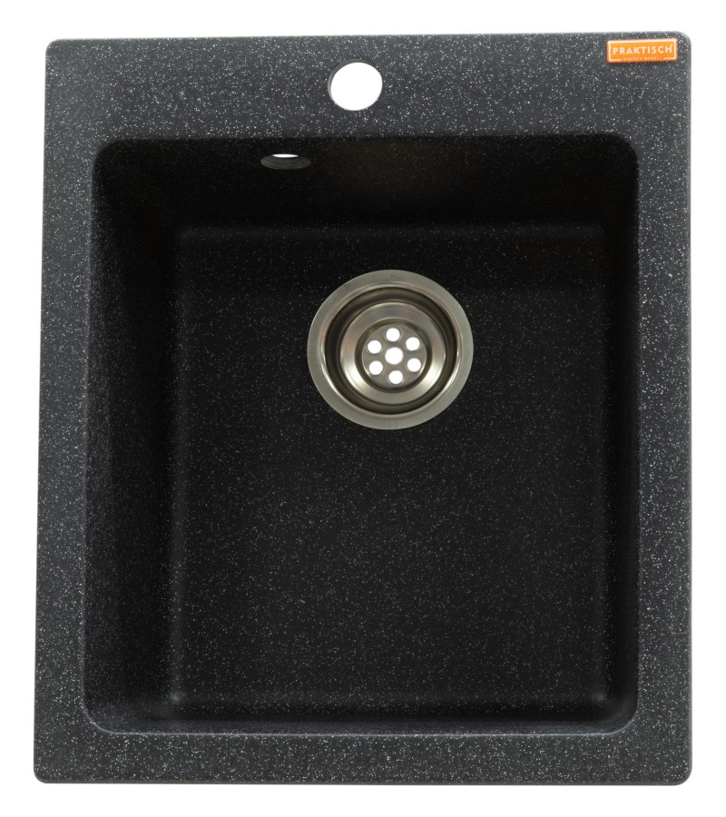 სამზარეულოს ნიჟარა 42/Q4  ფერი: Черная  ზომა:500*500*175