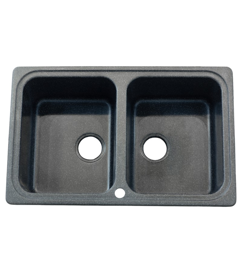 სამზარეულოს ნიჟარა 20/Q4  ფერი: Черная  ზომა:780*500*175