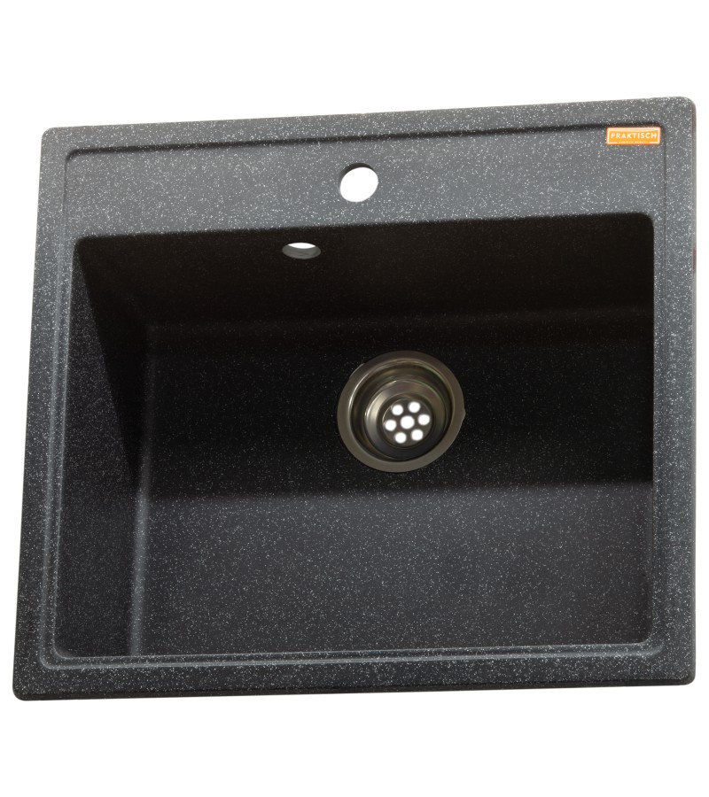 სამზარეულოს ნიჟარა 9/Q4  ფერი: Черная  ზომა:570*505*200