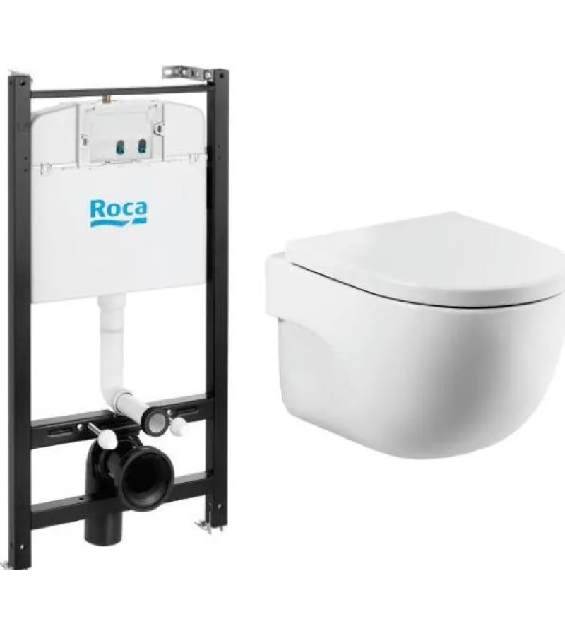 დასაკიდი უნიტაზი ინსტალ, ავზით, თავსახ.   MERIDIAN #7893104990  მწარ.  ROCA