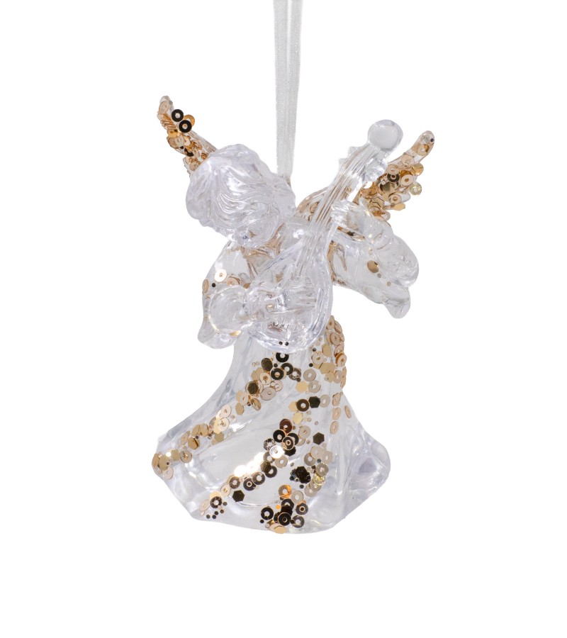 საახალწლო სათამაშო  ანგელოზი  ZFSD-ZX075.079G  ზომა: 6*10 