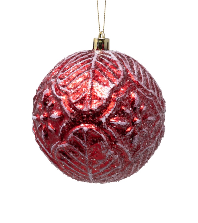 საახალწლო სათამაშო   ბურთულა  10 სმ  (SLSD-2534)  #34