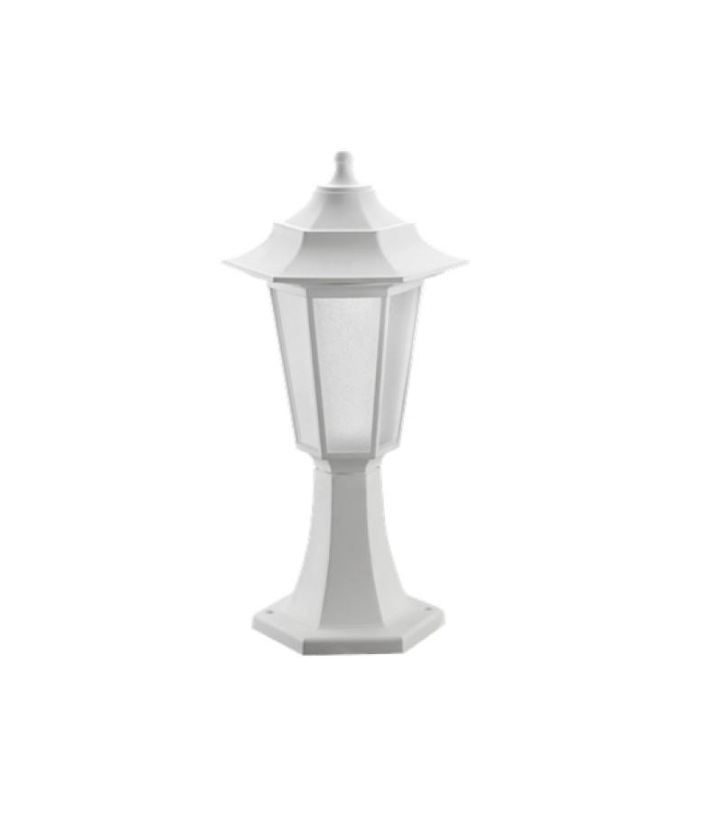 განათება ბაღის   BEGONYA-1 LAMP WHITE  E27    #400.020.116  TEB ELEKTRIK