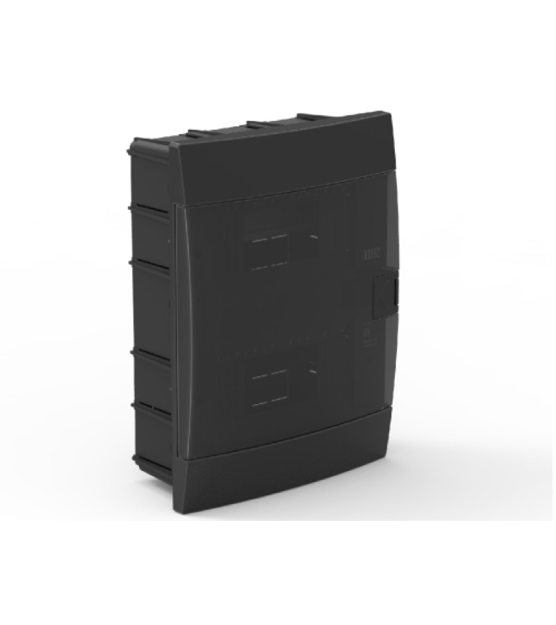 ელ. დამცველის ყუთი  24-ნი ჩასასმელი  შავი  #600.001.241  TEB ELEKTRIK 