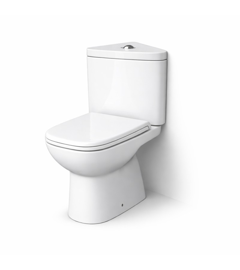 უნიტაზი ავზით  ORIGIN თეთრი, მექან, სახურ. #YFG105C   RAK CERAMICS