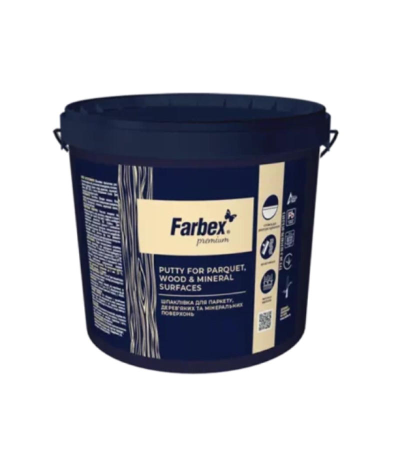 ფითხი პარკეტის -ხის და მინერ. ზედაპირის TM FARBEX  ольха  0.35კგ.  