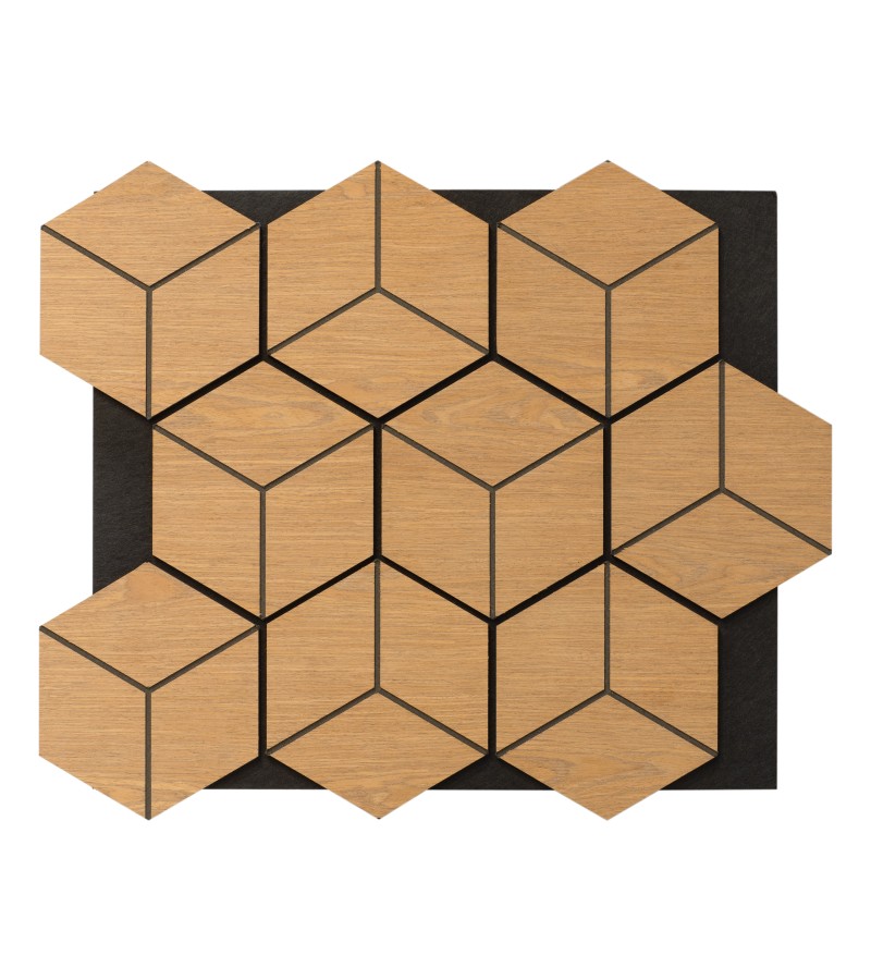 დეკორატიული პანელი აკუსტიკური  Acoustic Panel RUBIK CUBE  PVC 665.59*810.58  RC-NO01