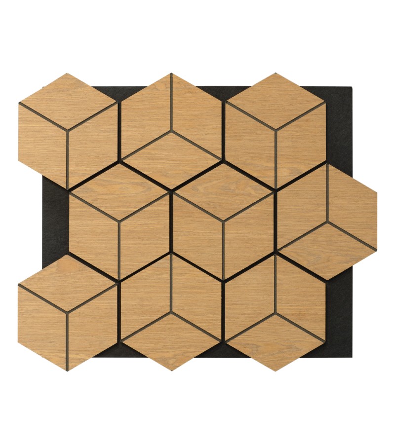 დეკორატიული პანელი აკუსტიკური  Acoustic Panel RUBIK CUBE  PVC 665.59*810.58  RC-T2