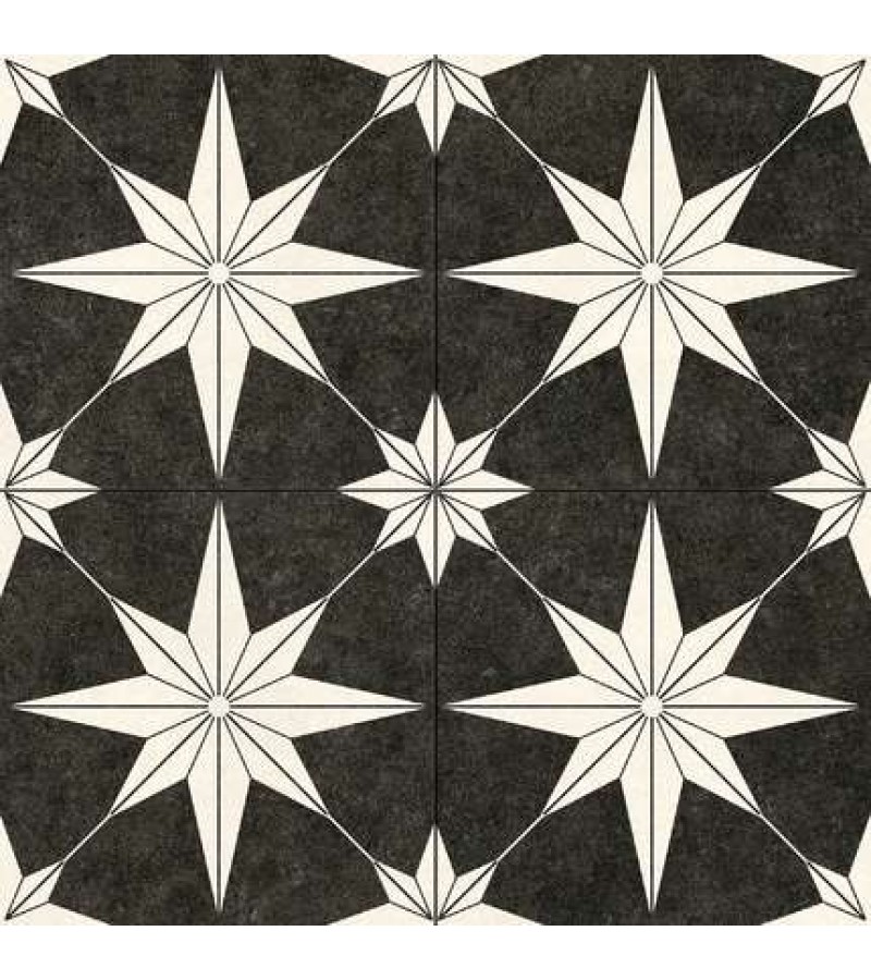 კერამოგრანიტი  N. STAR BLACK 015-K  45*45    მწარ. NAVARTI