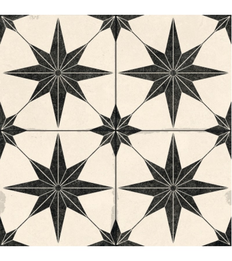 კერამოგრანიტი  N. STAR ANTIC WHITE 015-K  45*45    მწარ. NAVARTI